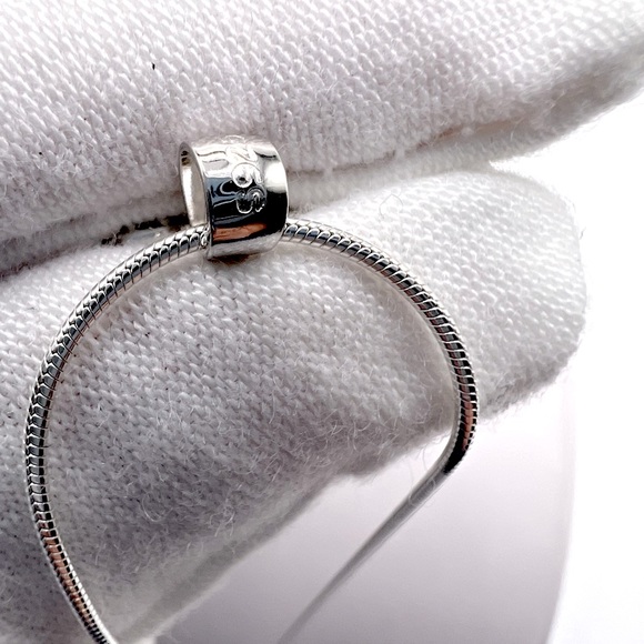 Sterling Silver Cz Key Necklace - Picture 10 of 16